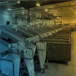 photo of processing floor operations.